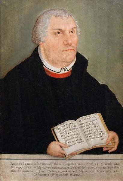 Lucas Cranach the Younger Portrait of Martin Luther. China oil painting art